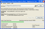 Password Recovery Engine for Word screenshot